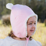 Bedhead Hat Baby Pink Fleece Beanie
