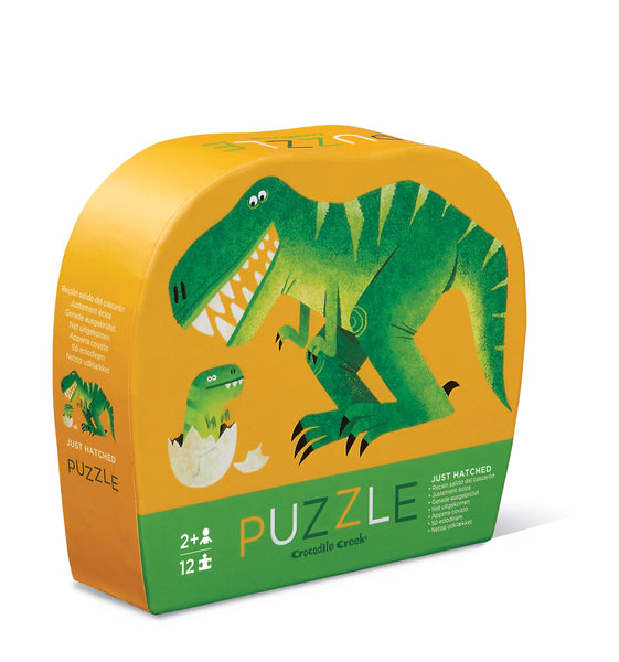 Crocodile Creek Just Hatched Dinosaur Mini Puzzle 12pc