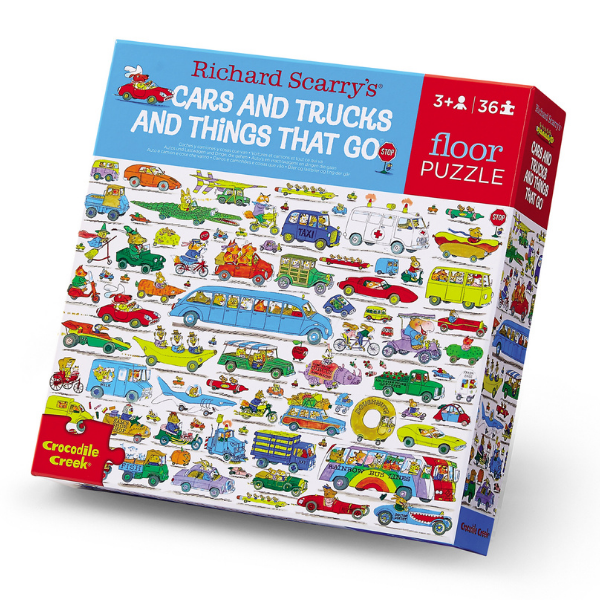 Richard Scarry - Cars and Trucks and Things That Go tote bag