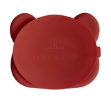 We Might be Tiny Bear Suction Plate - Rust