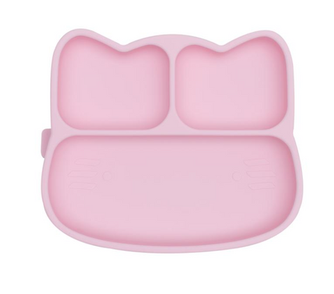 We Might be Tiny Cat Suction Plate - Powder Pink
