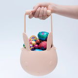 We Might be Tiny Bunny Easter Basket - Blush