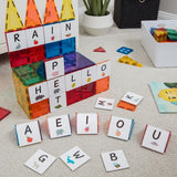 Learn & Grow Magnetic Tile Toppers - Alphabet Upper Case Pack