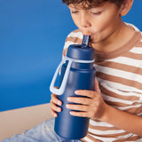 B.box 1L Insulated Flip Top Drink Bottle - Midnight