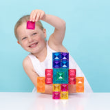 Connetix Magnetic Tiles - Bright Portal Pack (48 Pieces)
