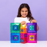 Connetix Magnetic Tiles - Bright Portal Pack (48 Pieces)