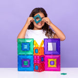Connetix Magnetic Tiles - Bright Portal Pack (48 Pieces)