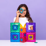 Connetix Magnetic Tiles - Bright Portal Pack (48 Pieces)