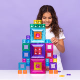 Connetix Magnetic Tiles - Bright Portal Pack (48 Pieces)