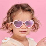 Babiators Limited Edition Ballerina Pink Heart Sunglasses - Includes Sunglasses Bag