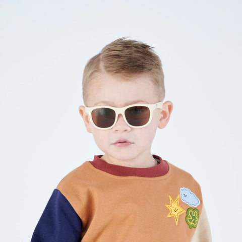 Babiators Limited Edition Navigator Sunglasses Sweet Cream - Includes Sunglasses Bag