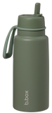 B.box 1L Insulated Flip Top Drink Bottle - Olive