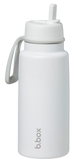 B.box 1L Insulated Flip Top Drink Bottle - White Out