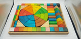 Q Toys Natural Rainbow Jumbo Blocks