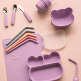 We Might be Tiny Bendie Silicone Straws - Pastel