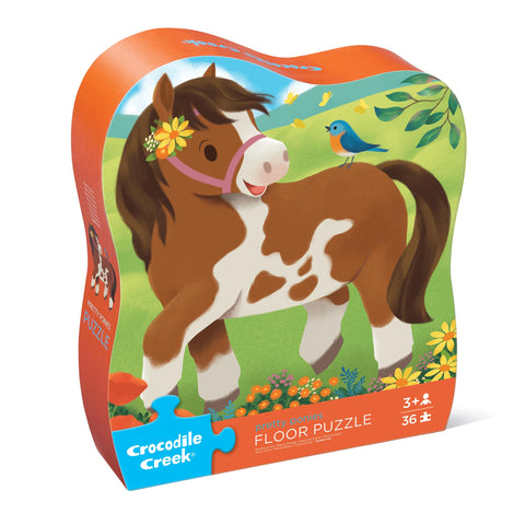 Crocodile Creek Pretty Ponies Floor Puzzle - 36pc