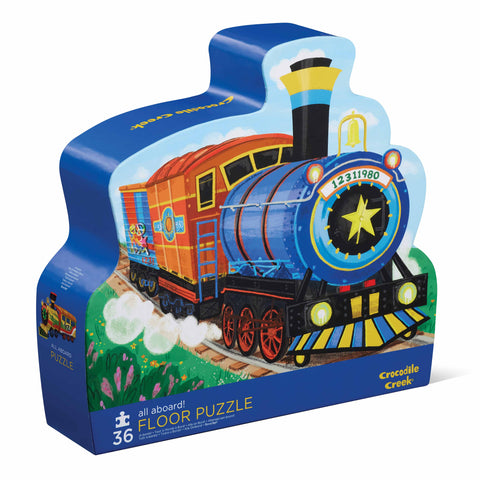 Crocodile Creek All Aboard Floor Puzzle - 36pc