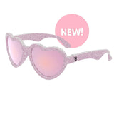 Babiators Limited Edition Sparkle Squad Heart Sunglasses - Includes Sunglasses Bag