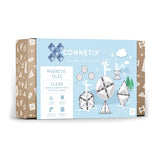 Connetix Magnetic Tiles - 24 Piece Shape Pack (Clear)