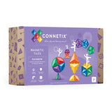 Connetix Magnetic Tiles - 36 Piece Shape Pack (Rainbow)