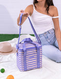 MontiiCo Insulated Midi Cooler Bag - Ripple Cloud