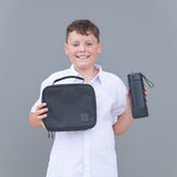 MontiiCo Insulated Lunch Bag - Midnight 2.0 (Medium Size)