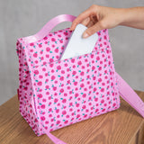 MontiiCo Insulated Lunch Carrier - Rose Garden