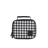 MontiiCo Insulated Lunch Bag - Black Gingham (Mini Size)