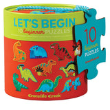 Crocodile Creek Let's Begin Dinosaurs Puzzle (10 x 2 pc Puzzles)