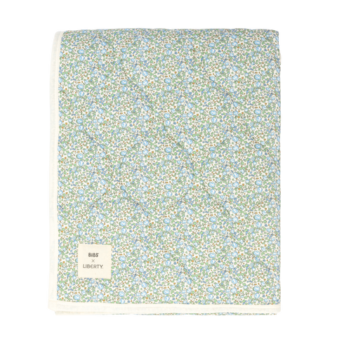 BIBS x LIBERTY Quilted Blanket - Eloise - Ivory