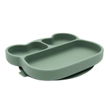 We Might be Tiny Bear Suction Plate - Sage
