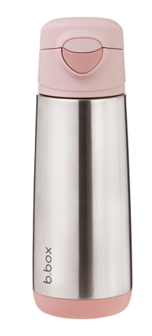 B.box Insulated Sport Spout Drink Bottle - Blush Crush (500ml)