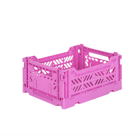 Ay-Kasa Lilliemor Mini Foldable Crate in Bodacious Purple (Small Size)