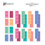 Connetix Magnetic Tiles - 24 Piece Rectangle Pack (Pastel)