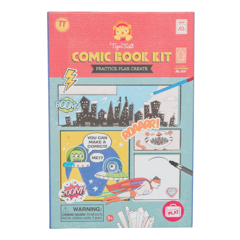 Tiger Tribe Comic Book Kit - Practice. Plan. Create