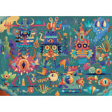 Djeco Monster Party Wizzy Puzzle (50pc)