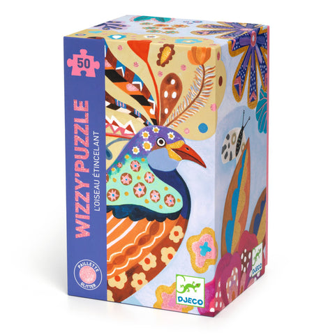 Djeco Sparkling Bird Wizzy Puzzle (50pc)
