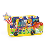 Djeco The Rainbow Bus Puzzle - Silhouette Collection (16pc)