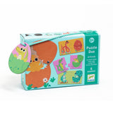 Djeco Duo Funny Eggs 12 Piece Puzzle