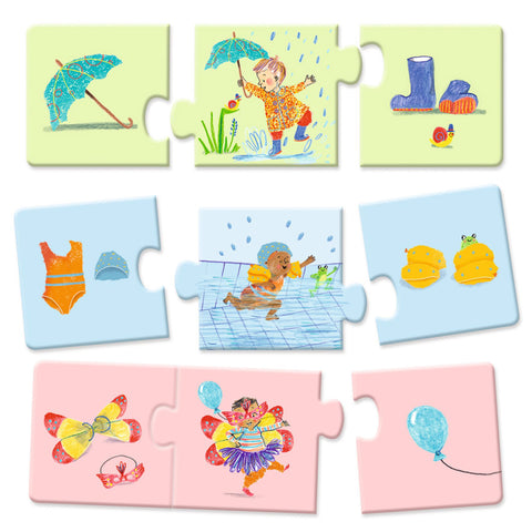 Djeco Trio My Daily Life 24 Piece Puzzle