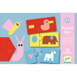 Djeco Duo  Shapes & Animals 24 Piece Puzzle