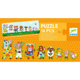 Djeco Big & Small Game on the Farm Puzzle