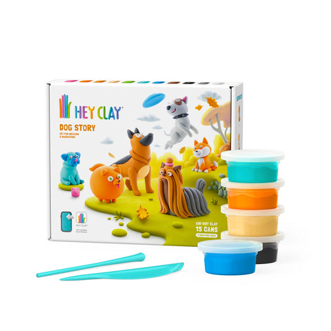 Hey Clay Dog Story Set (15 Cans)