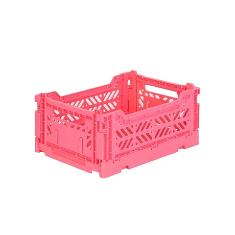 Ay-Kasa Lilliemor Mini Foldable Crate in Hot Pink (Small Size)