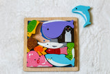 Kiddie Connect Sea Creatures Chunky Puzzle