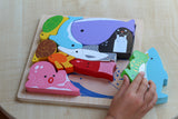 Kiddie Connect Sea Creatures Chunky Puzzle