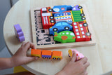 Kiddie Connect Vehicles Chunky Puzzle