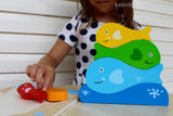 Kiddie Connect Fish Stacker Puzzle