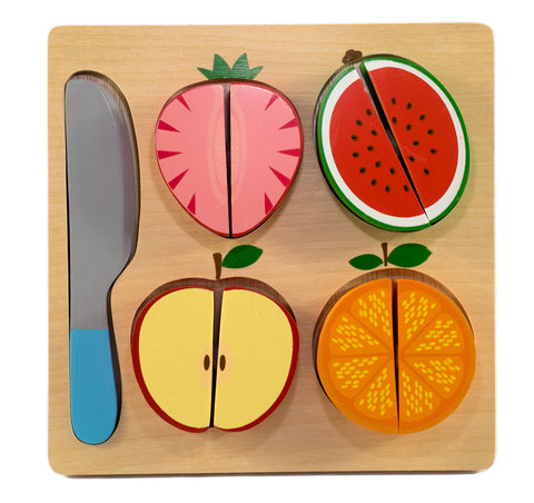 Kiddie Connect Slice the Fruit Puzzle