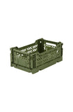 Ay-Kasa Lilliemor Mini Foldable Crate in Khaki (Small Size)